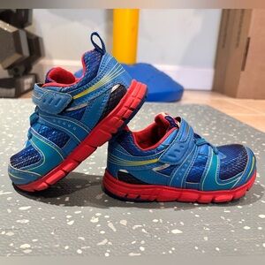 Tsukihoshi Blue and Red Kids Sneakers
